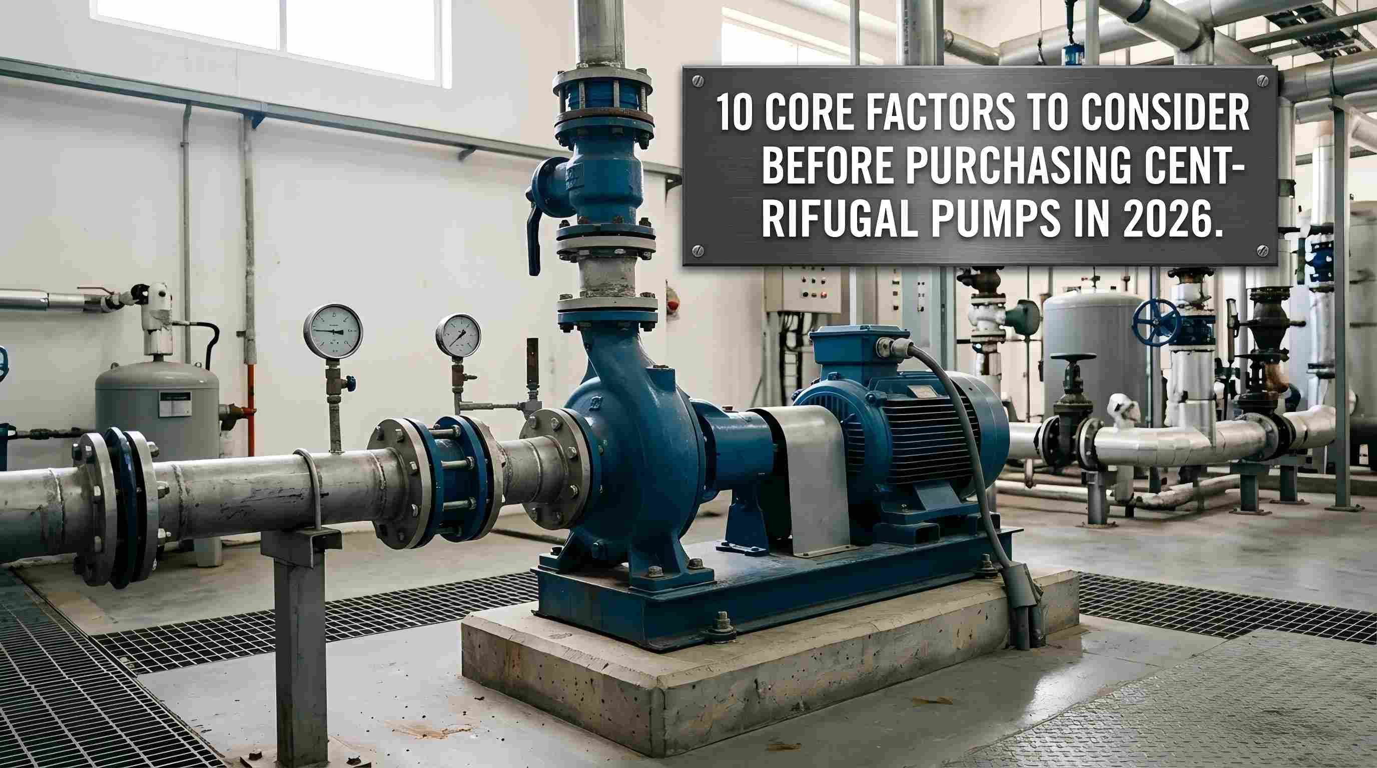 10 основни фактори што треба да се земат предвид пред да се купат центрифугални пумпи во 2026 година